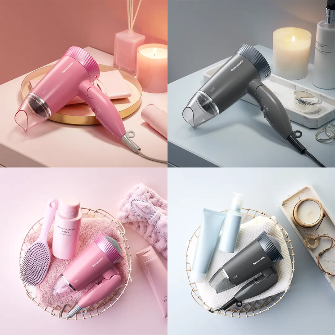 Panasonic EH-ND57 (Random Colours) 1500W Low Noise Foldable Hair Dryer