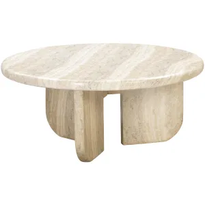 Patrizia Round Coffee Table, Neutral