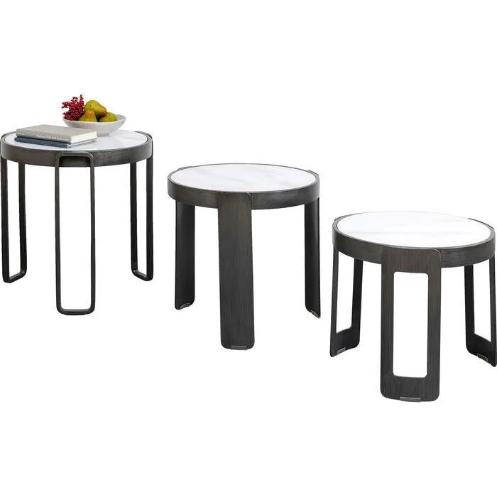 Perelli Glass Coffee Table (3/Set)