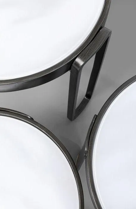 Perelli Glass Coffee Table (3/Set)