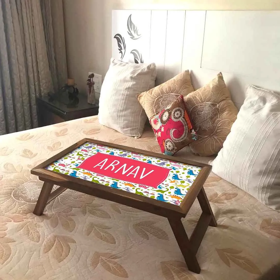 Personalized Foldable breakfast table - Crocodile