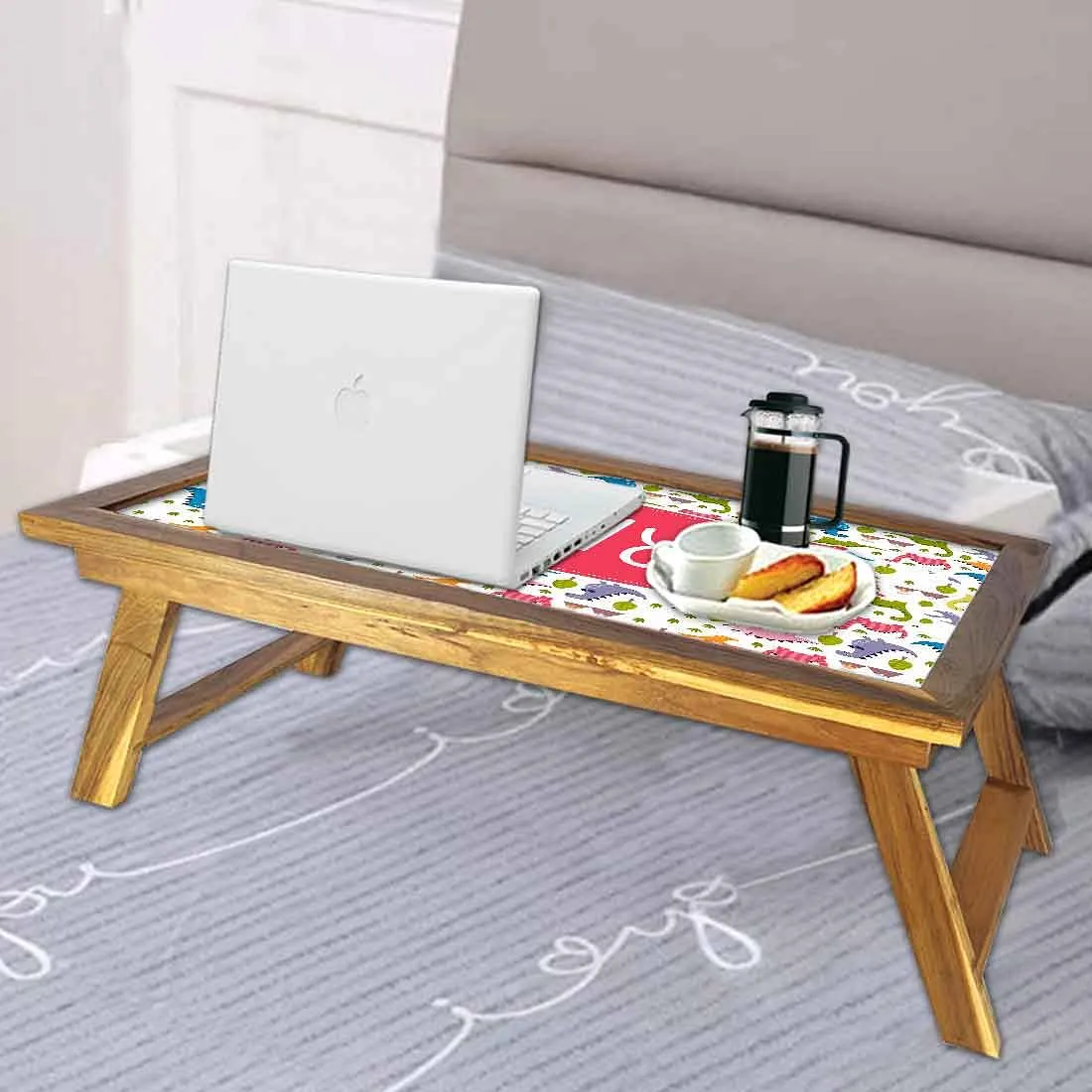 Personalized Foldable breakfast table - Crocodile