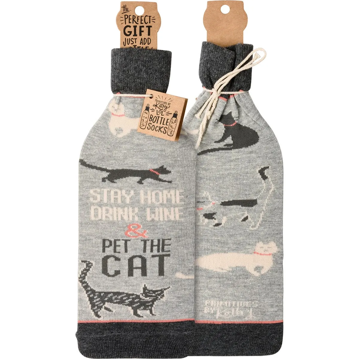 Pet the Cat Bottle Cover