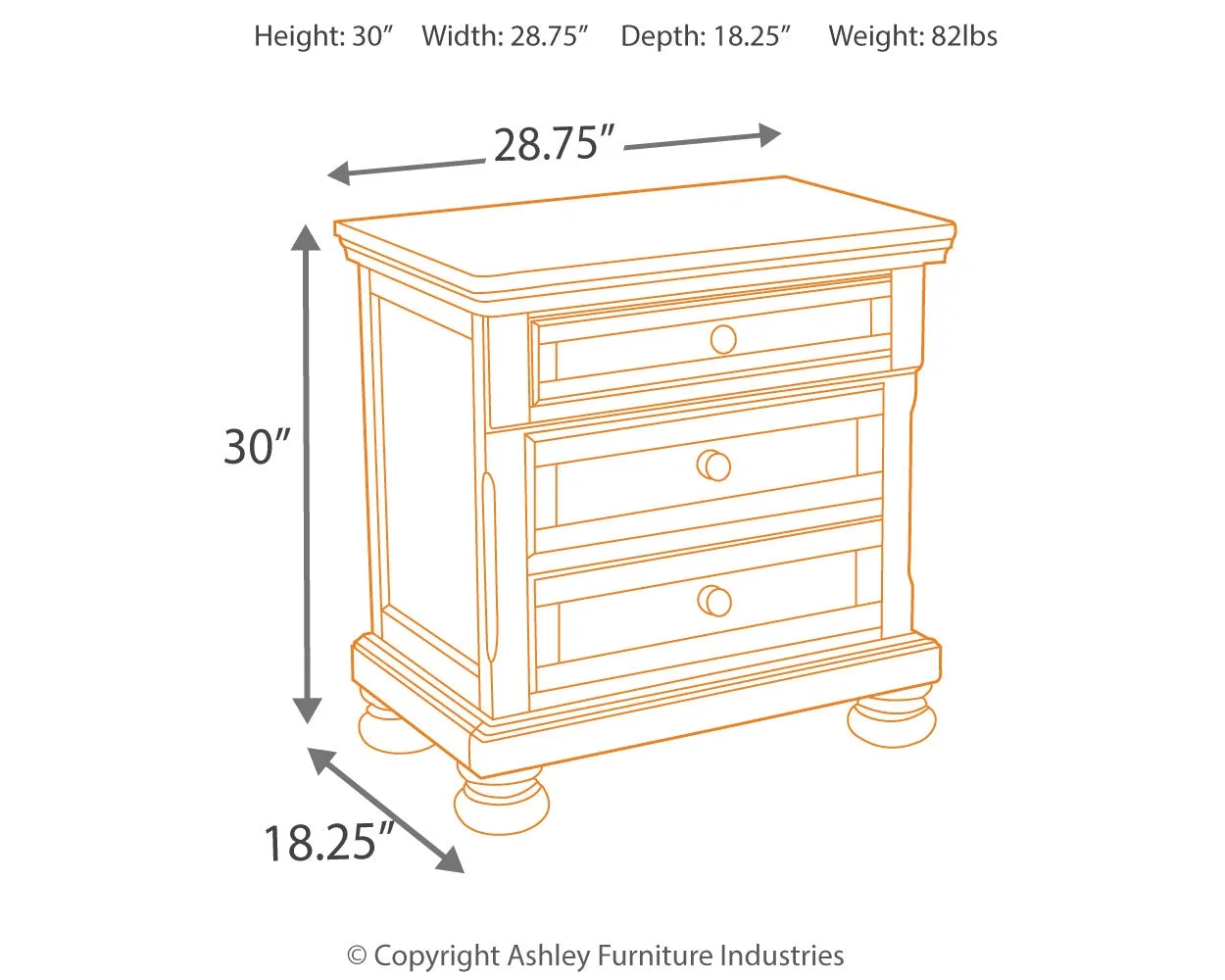 Porter California King Sleigh Bed with Mirrored Dresser, Chest and 2 Nightstands