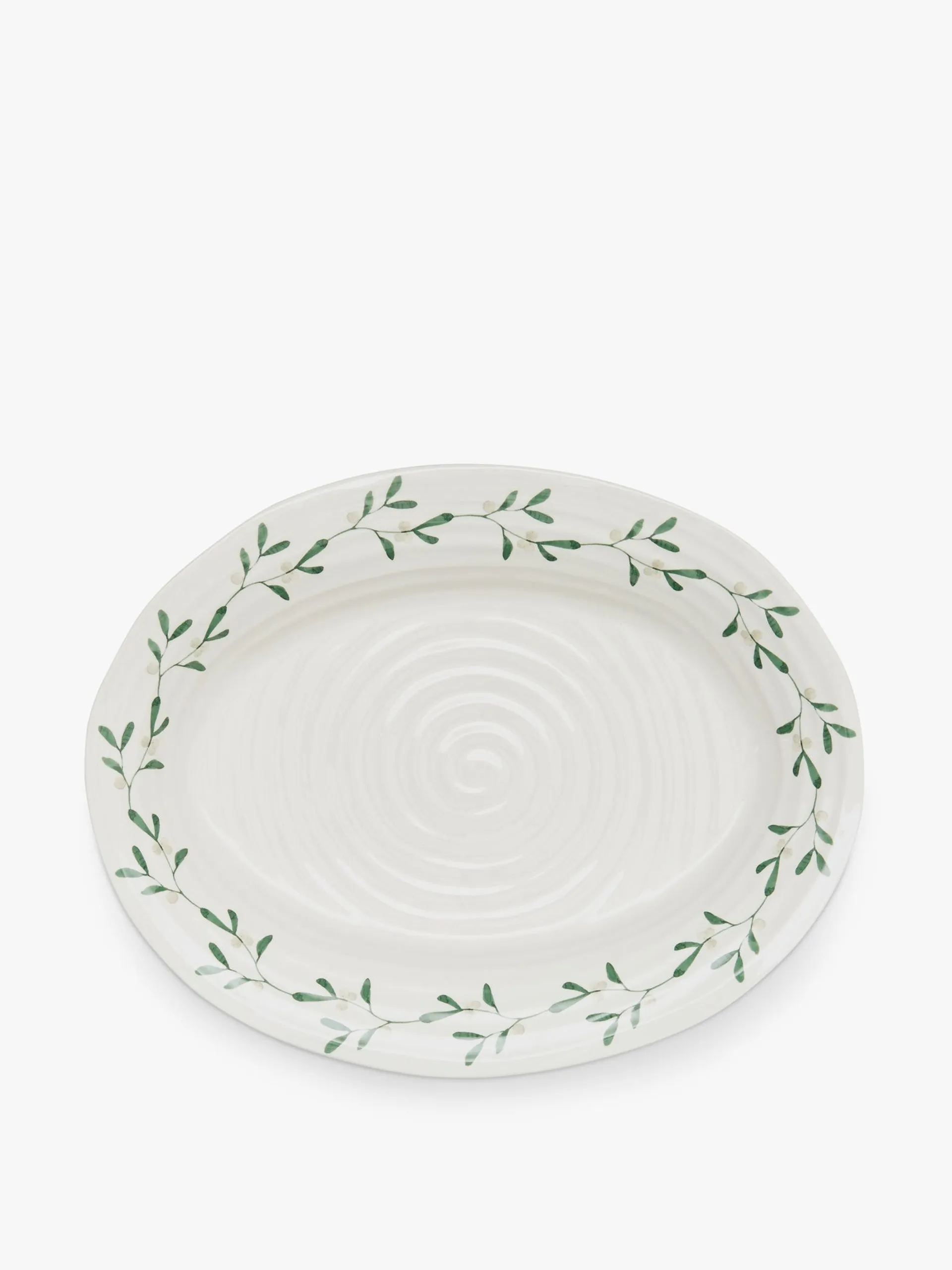 Portmeirion mistletoe oval serving platter