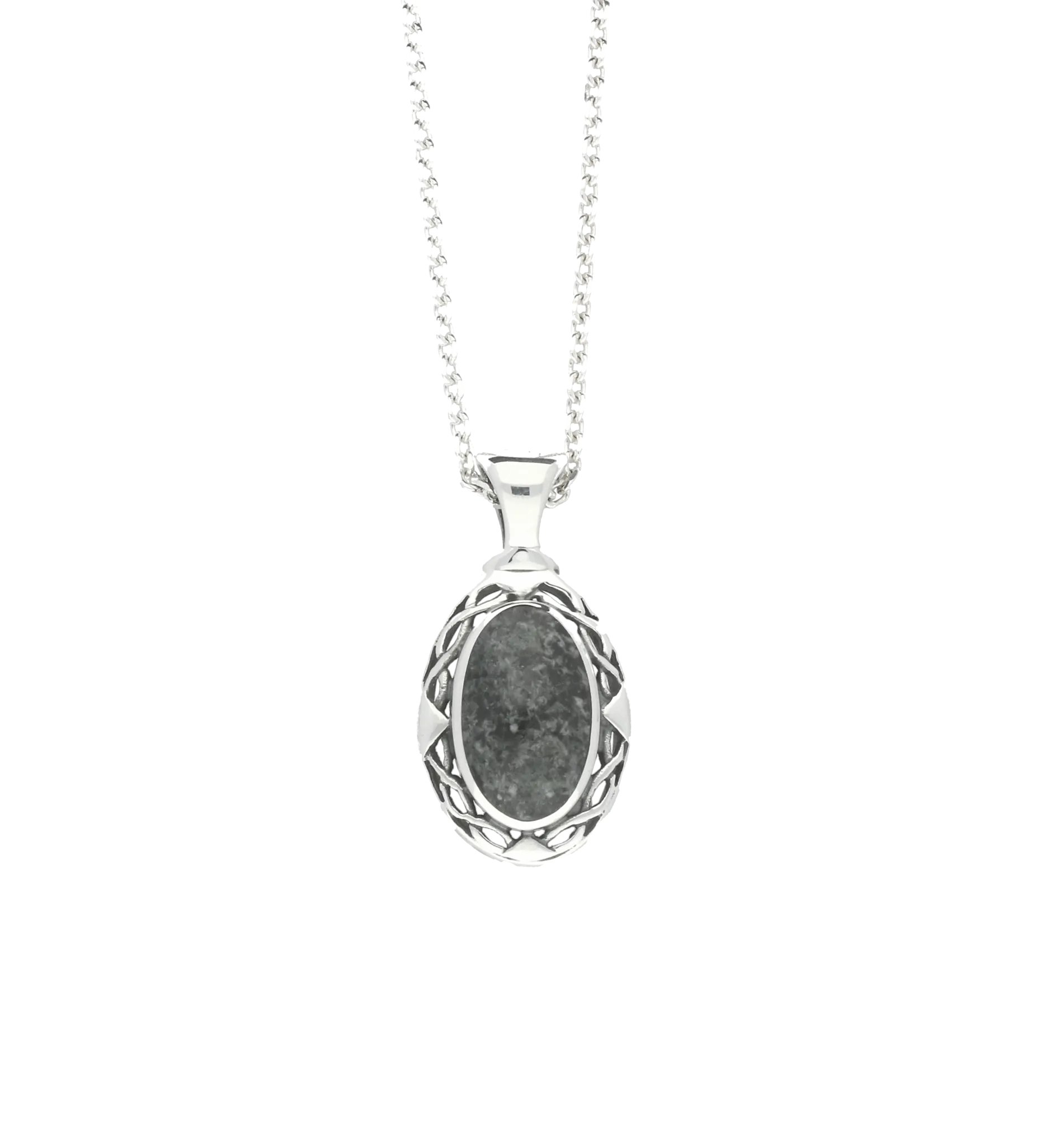 Preseli Bluestone Necklace Oval Celtic