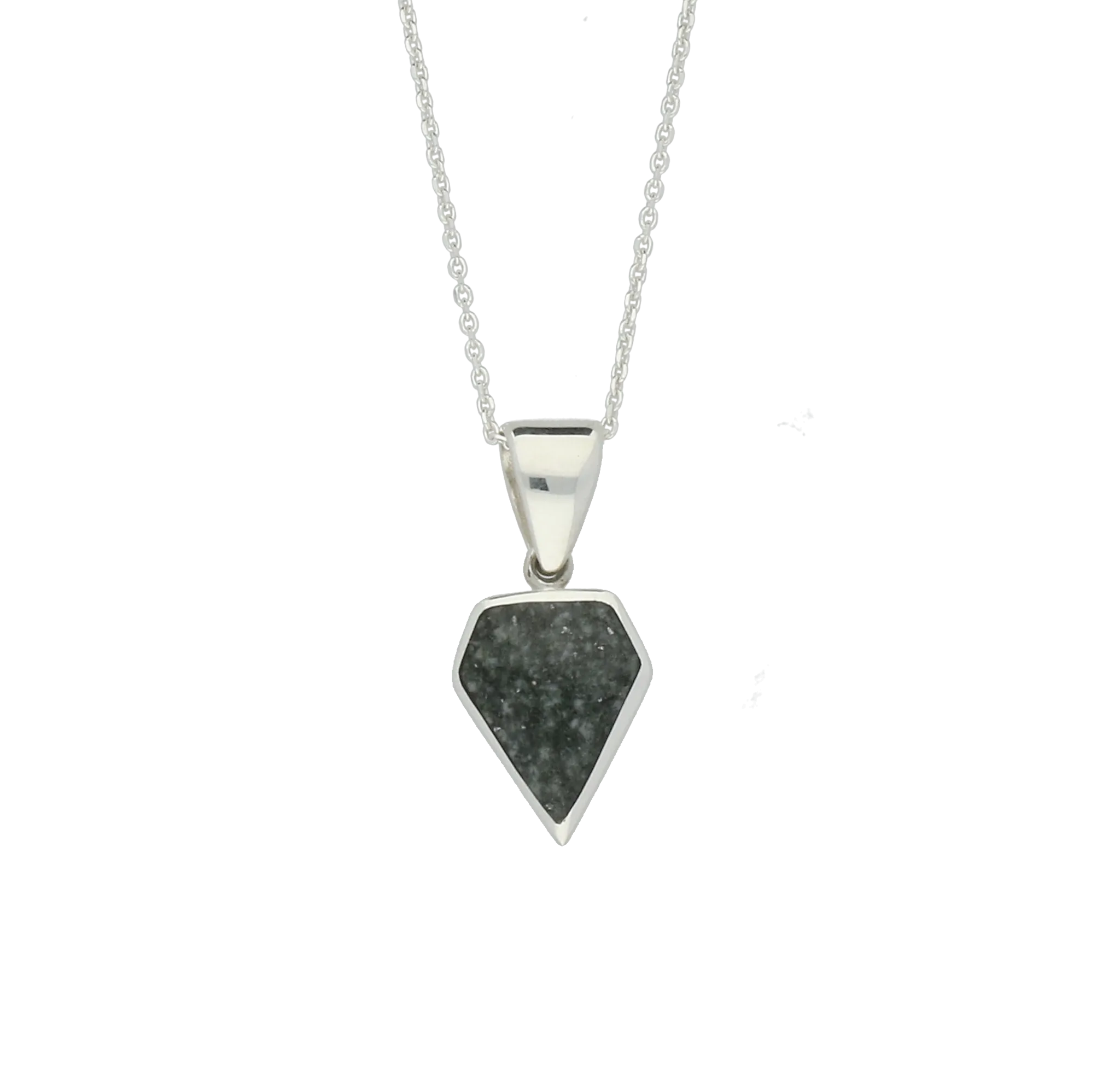 Preseli Bluestone Pendant Kite Shaped Silver