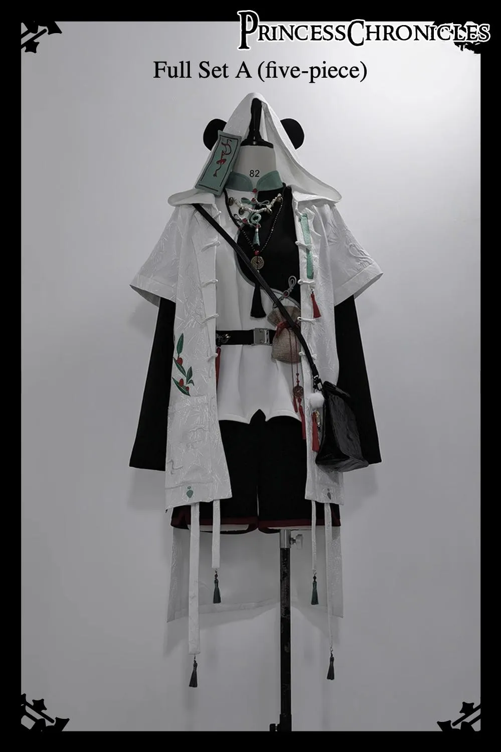 Princess Chronicles~Bamboo Panda~Han Lolita Shirt Full Set Chinese Style Unisex Set