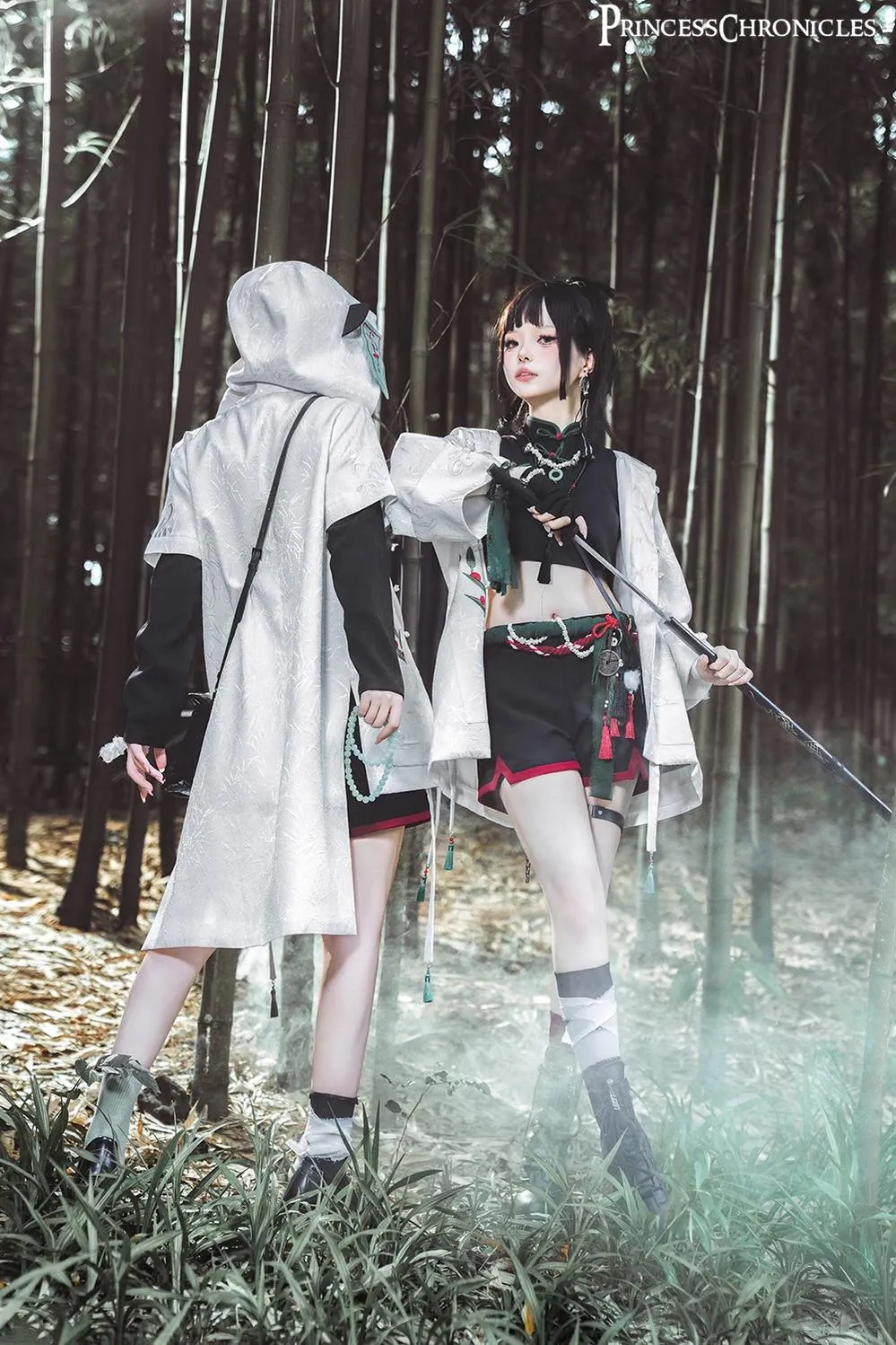 Princess Chronicles~Bamboo Panda~Han Lolita Shirt Full Set Chinese Style Unisex Set