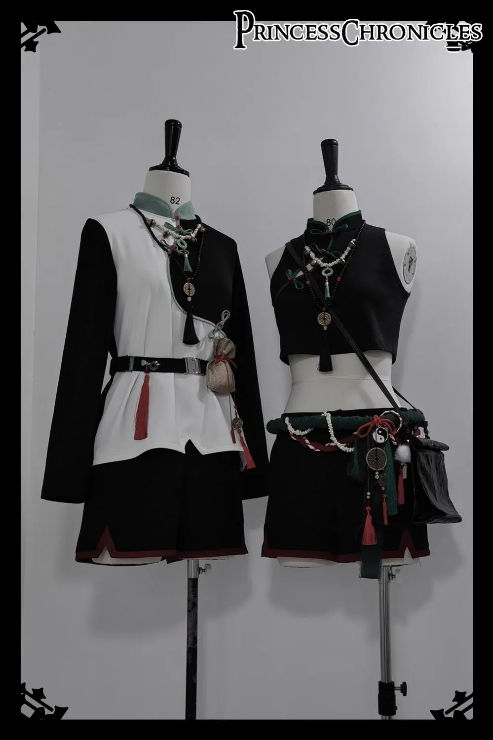 Princess Chronicles~Bamboo Panda~Han Lolita Shirt Full Set Chinese Style Unisex Set