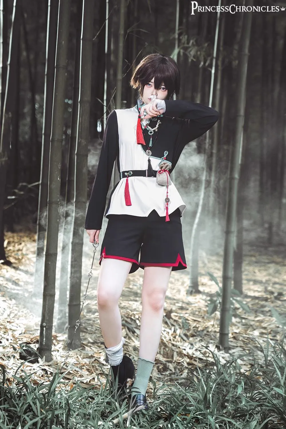 Princess Chronicles~Bamboo Panda~Han Lolita Shirt Full Set Chinese Style Unisex Set