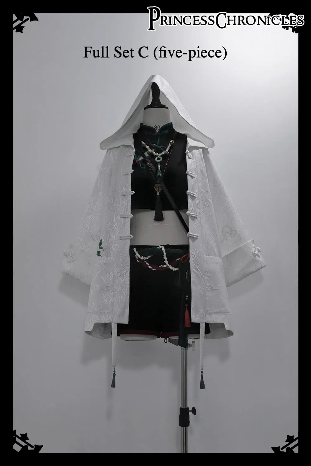 Princess Chronicles~Bamboo Panda~Han Lolita Shirt Full Set Chinese Style Unisex Set