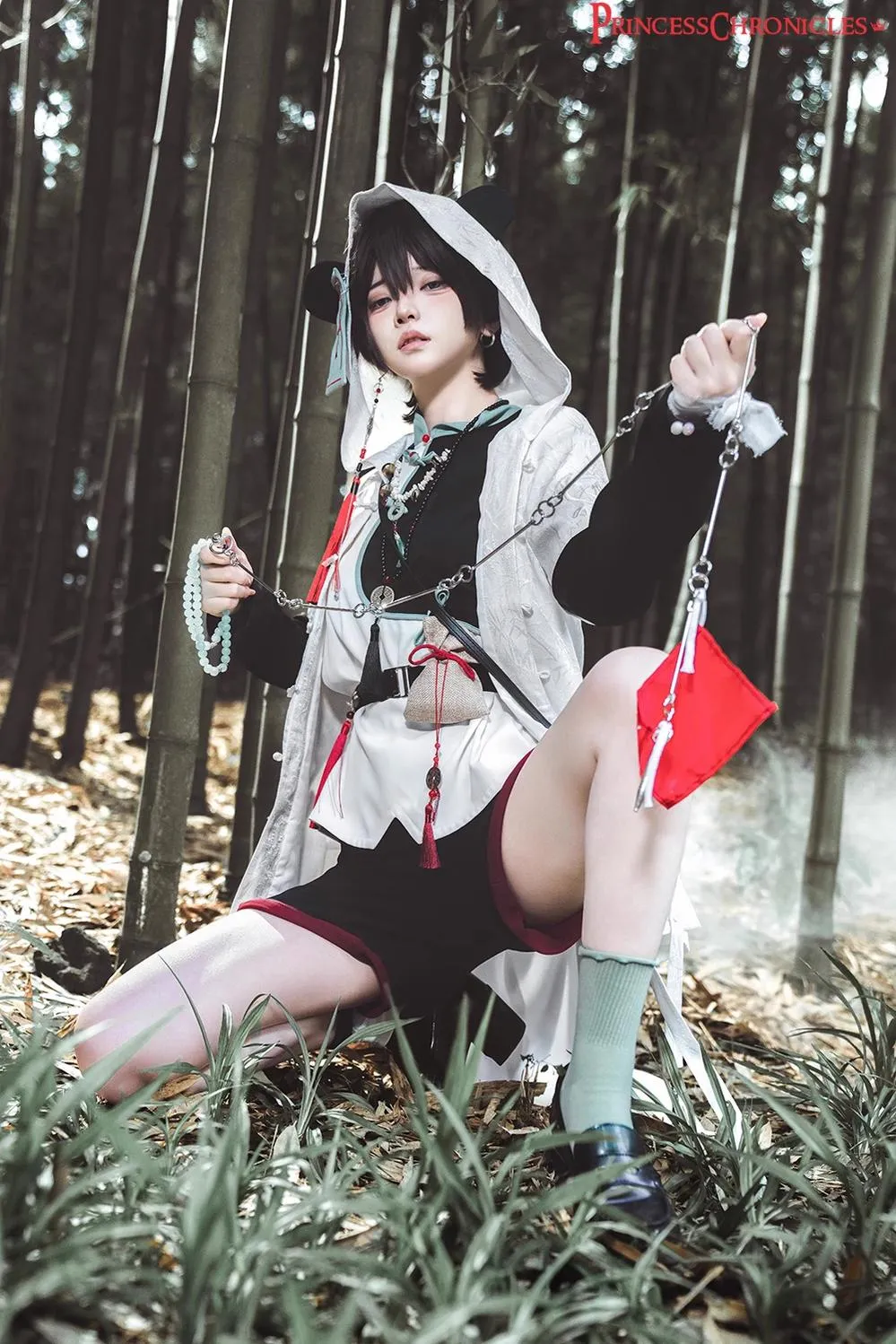Princess Chronicles~Bamboo Panda~Han Lolita Shirt Full Set Chinese Style Unisex Set