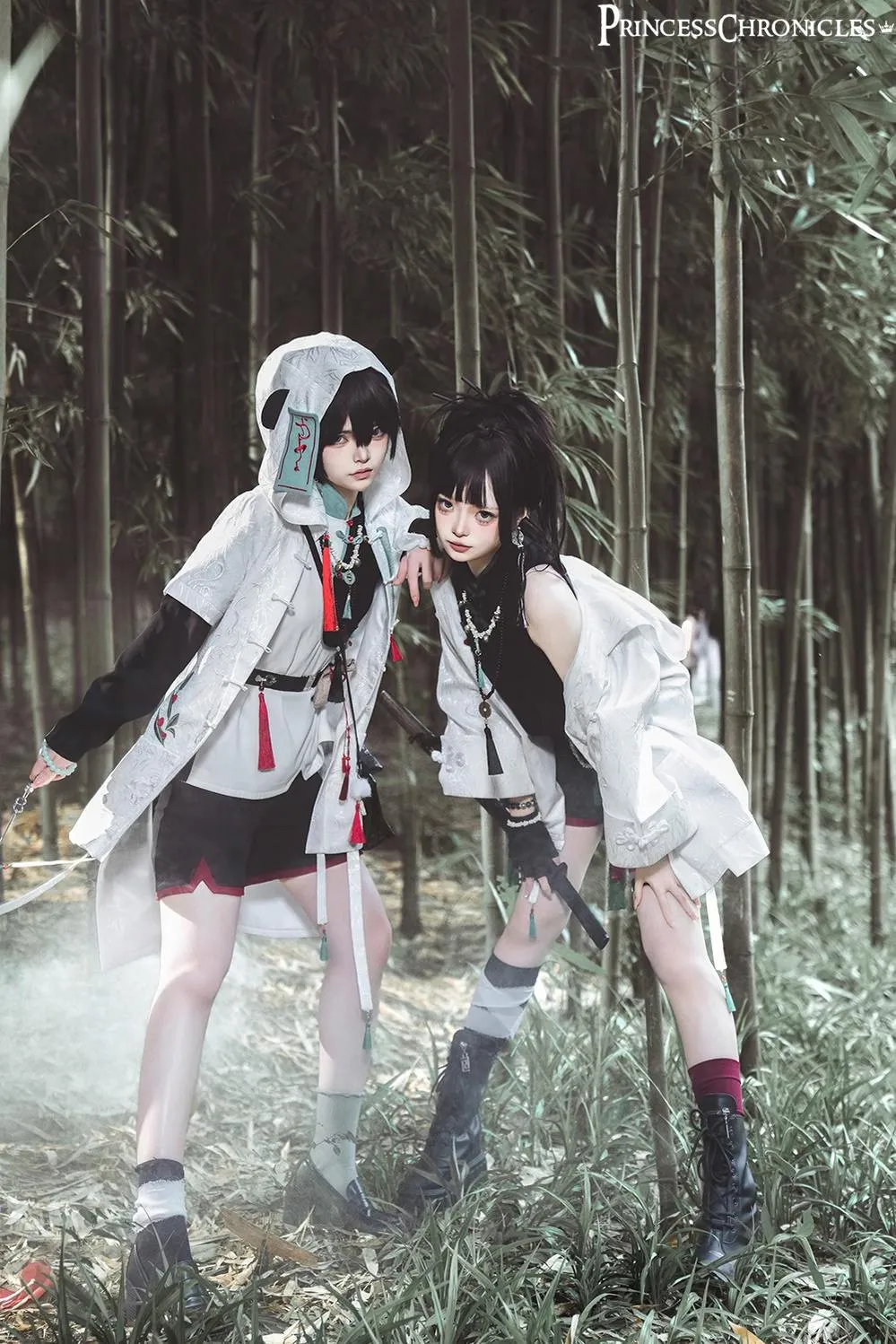 Princess Chronicles~Bamboo Panda~Han Lolita Shirt Full Set Chinese Style Unisex Set