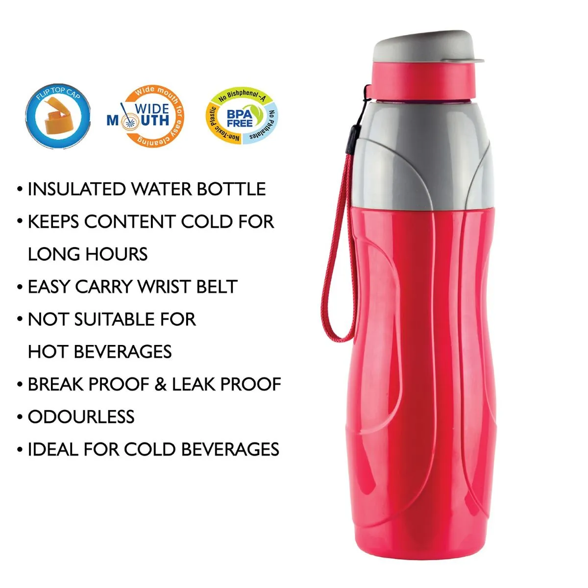 Puro Sports 900 Water Bottle, 720ml