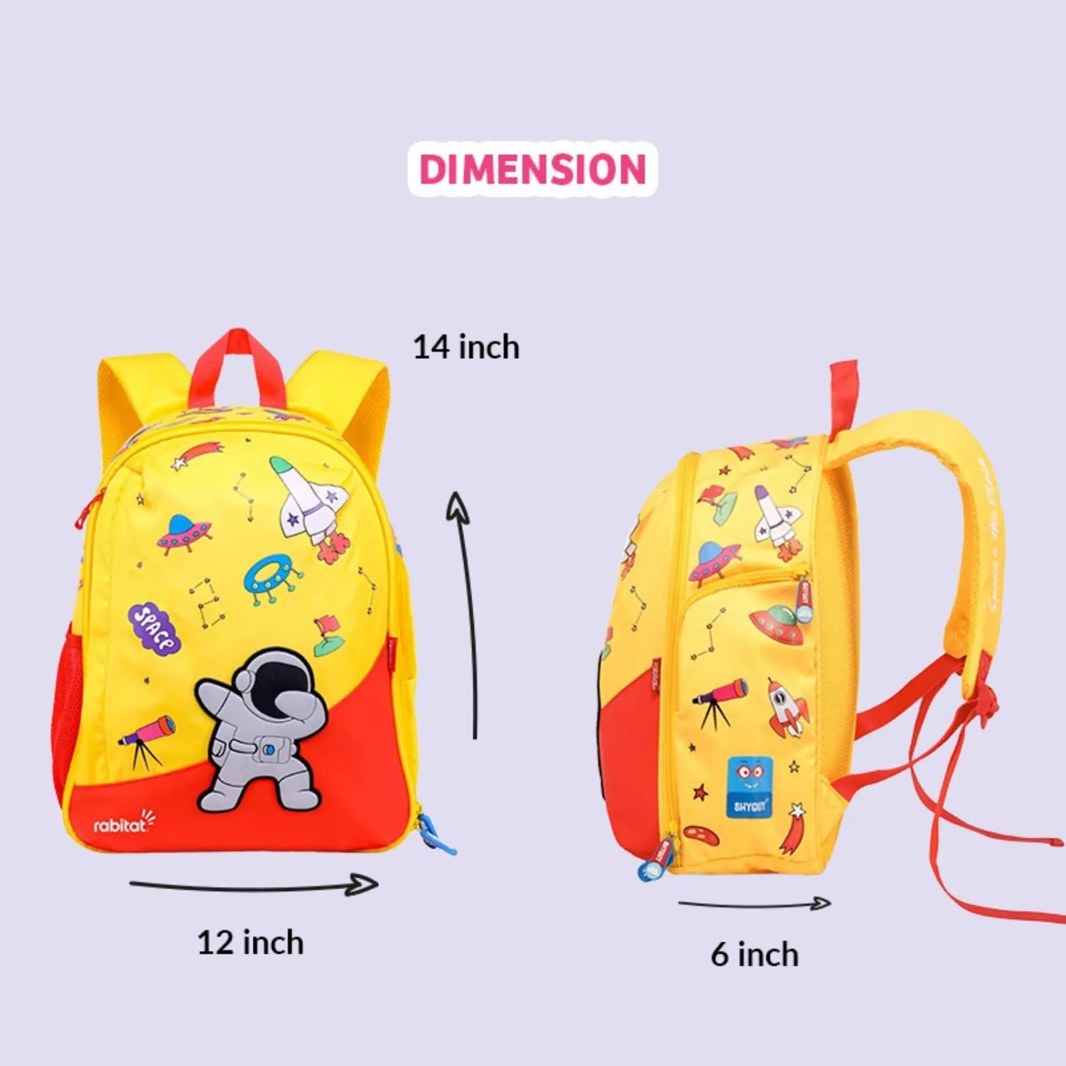 Rabitat Smash School Bag 14.5" - Shyguy