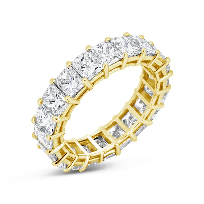 Radiant Cut Eternity Band