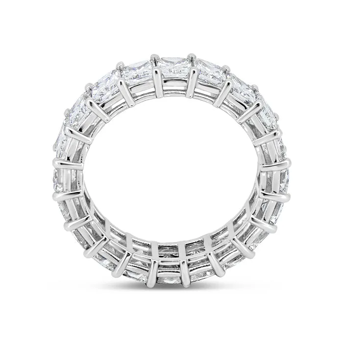 Radiant Cut Eternity Band