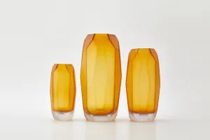 Radiant Etched Vase