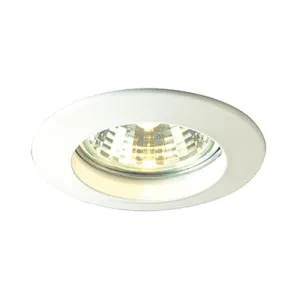 Radiant Lighting RD244W Die Cast White NO L/Holder  C/O 62mm Downlighter ICB17 W