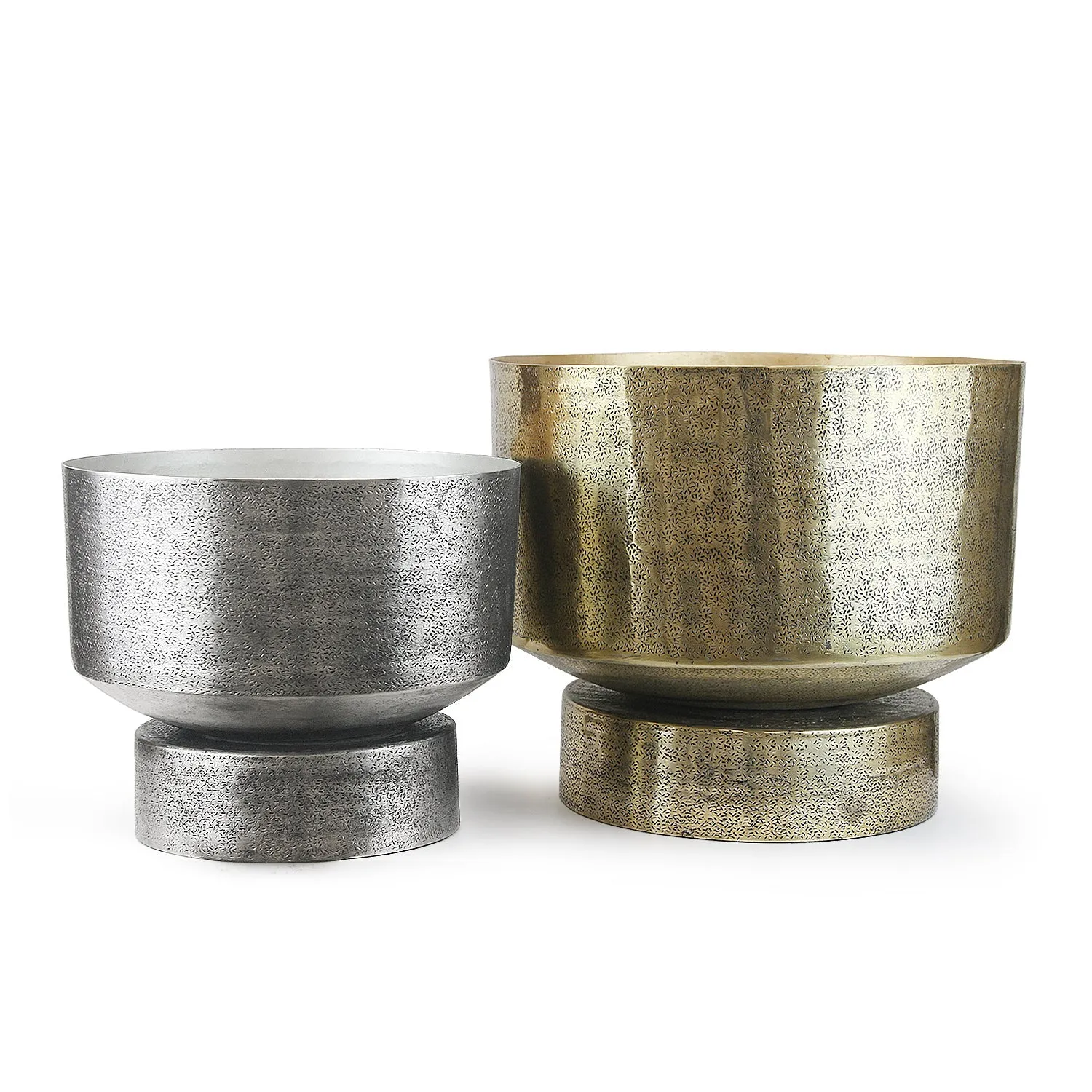 Radiant Metal Planter