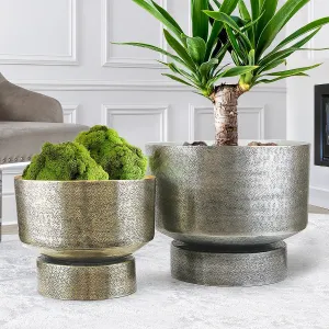 Radiant Metal Planter