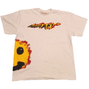 Radiant - "White Puff Print Tee" - Size XL