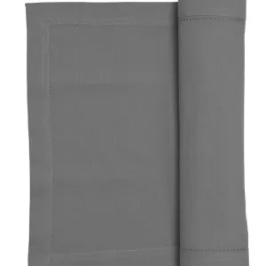 RANS Elegant Hemstitch Grey Runner