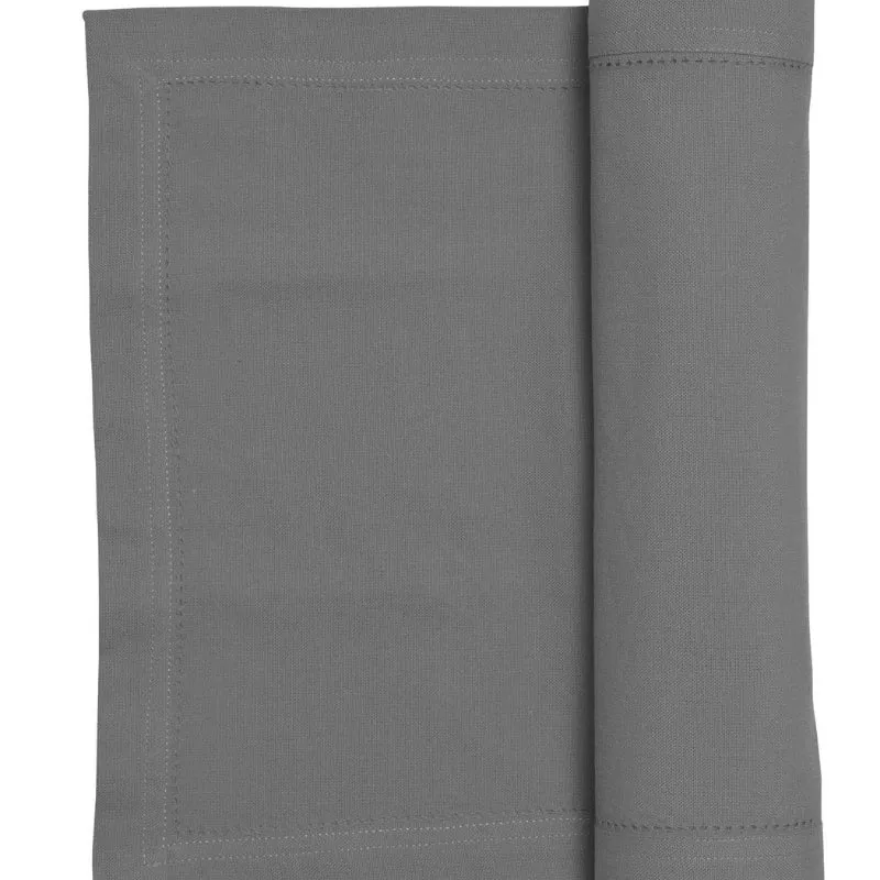 RANS Elegant Hemstitch Grey Runner