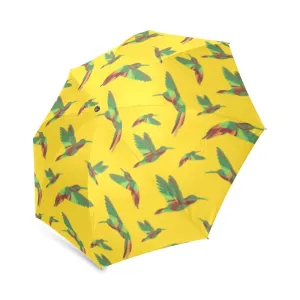 Red Swift Yellow Foldable Umbrella