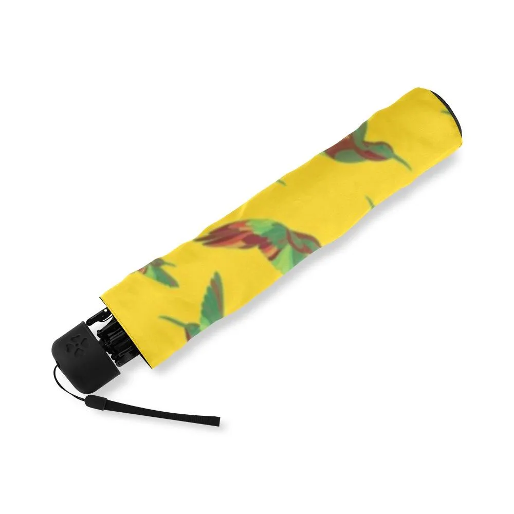 Red Swift Yellow Foldable Umbrella