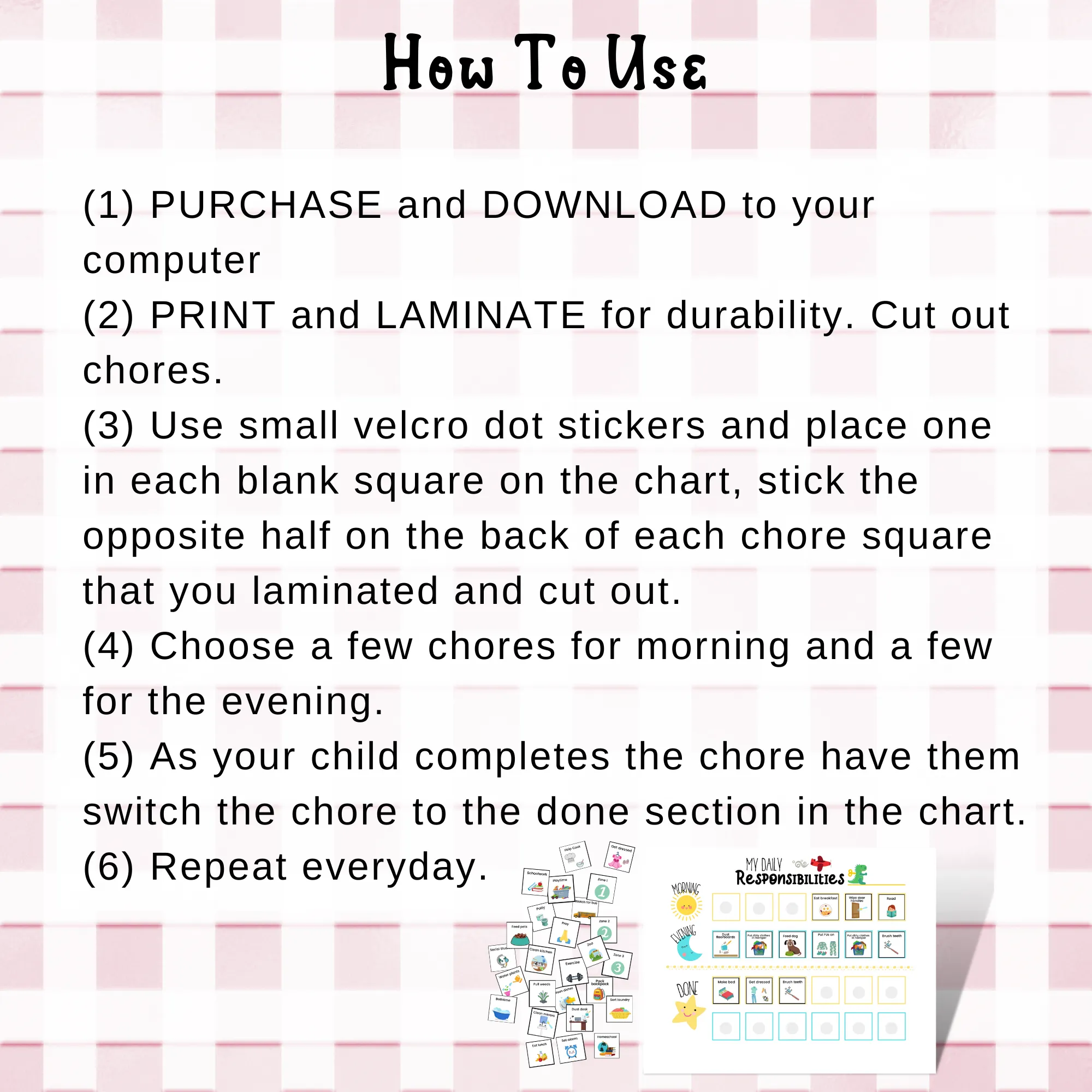 Responsibilities Bundle for Kids of all Ages