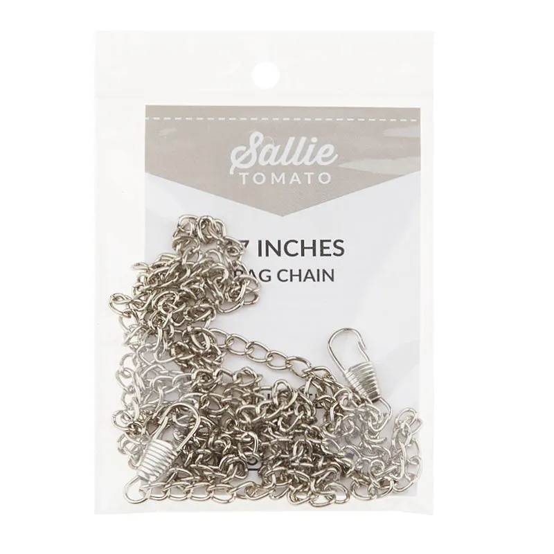 Sallie Tomato 47" Strap Chain - Nickel