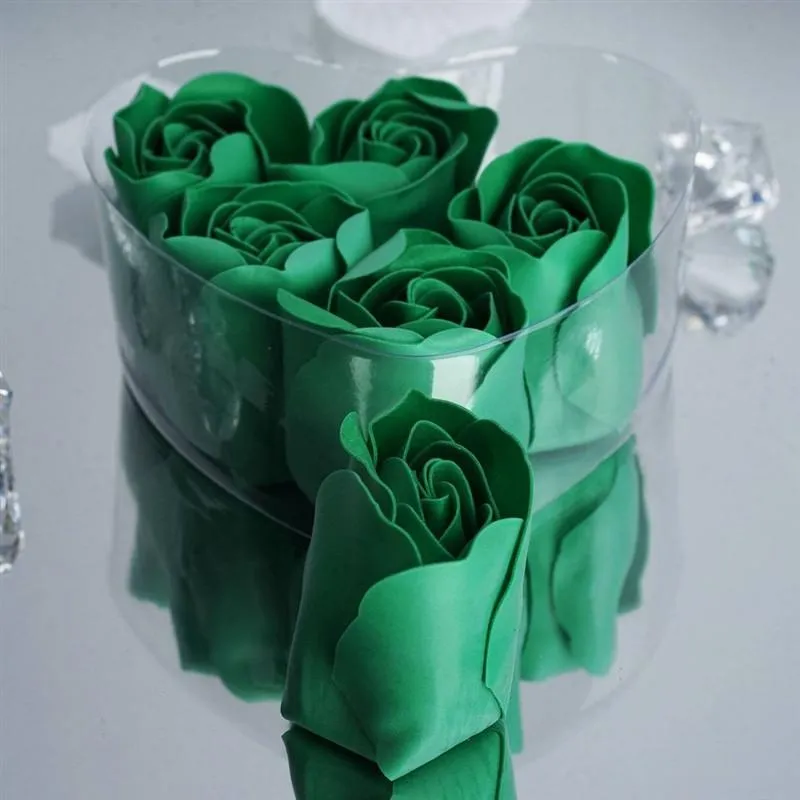 Scented Rose Soap Gift Box - Emerald Green