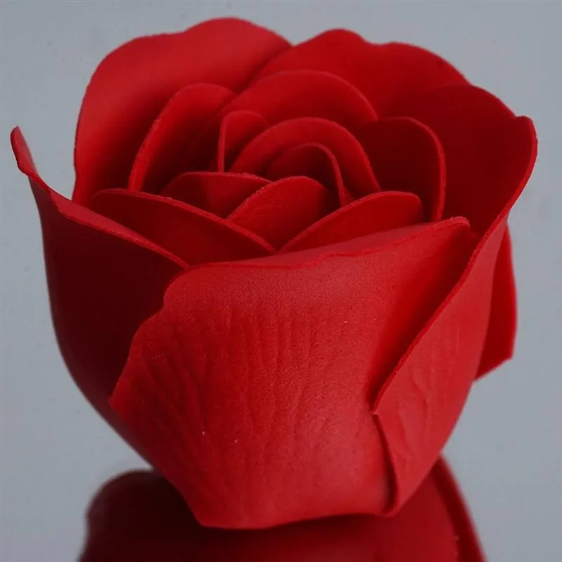 Scented Rose Soap Gift Box - Red