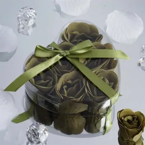 Scented Rose Soap Gift Box - Willow Green
