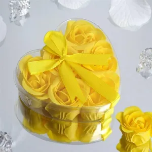 Scented Rose Soap Gift Box - Yellow
