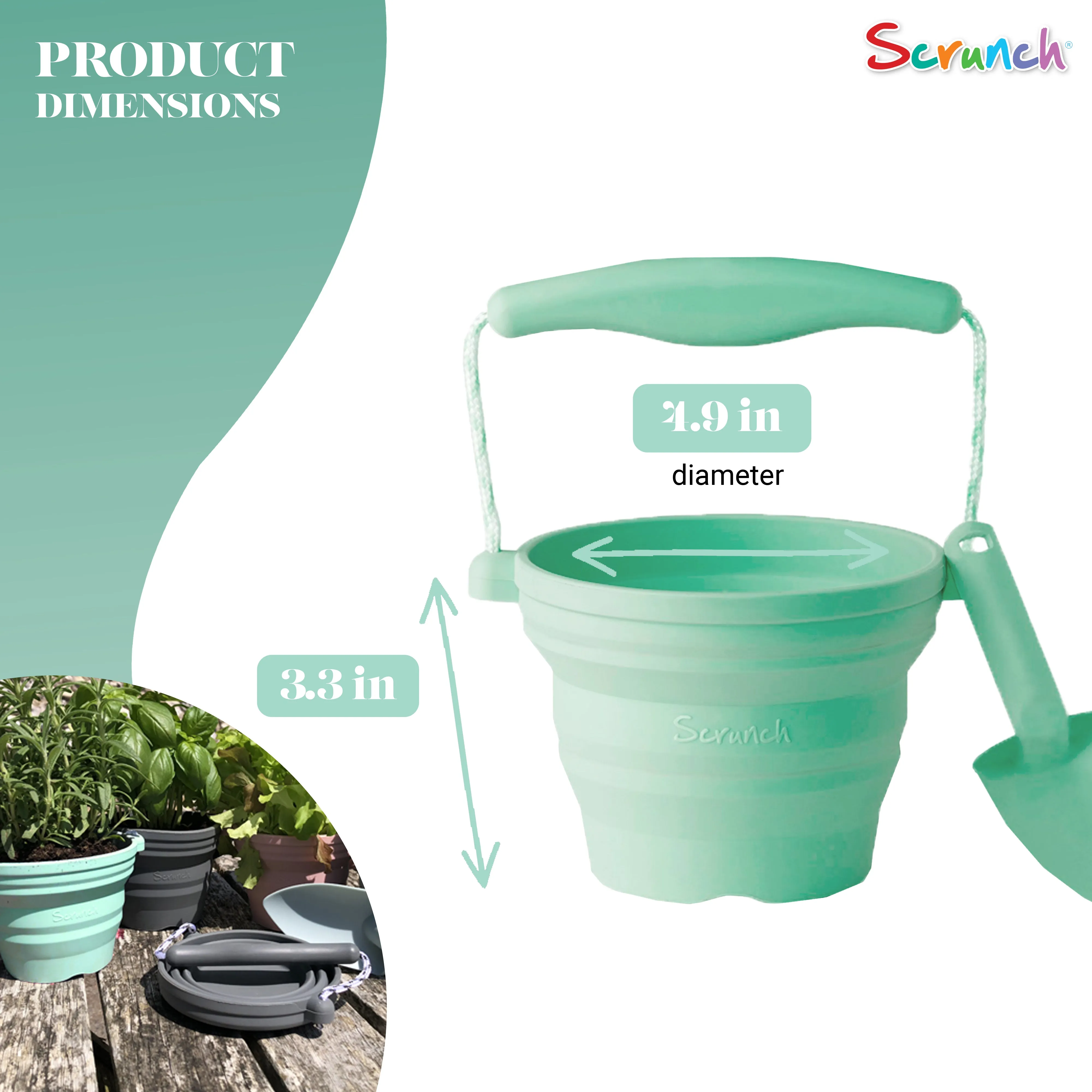 Scrunch - Seedling Pot Mint
