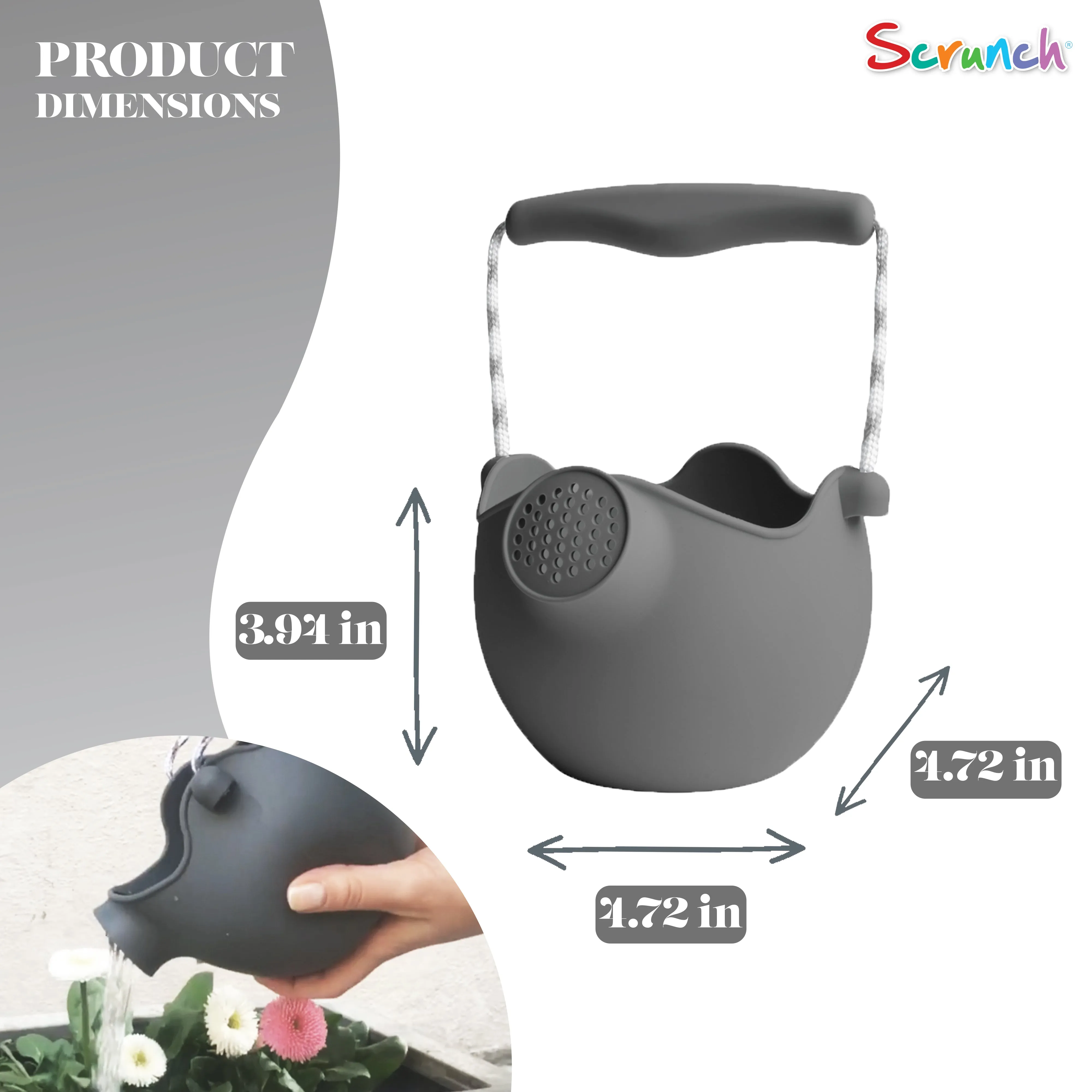 Scrunch - Watering Can Cool Grey
