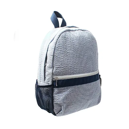 Seersucker Backpack Personalized Small