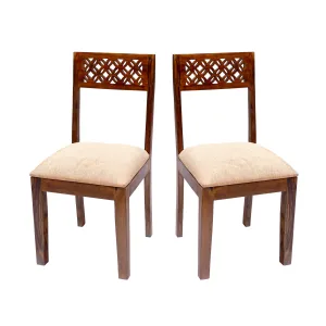 (Set of 2) Diamond shaped Dining Chair