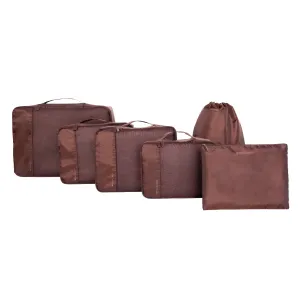 SET OF 6 PACKING PODS- ESPRESSO