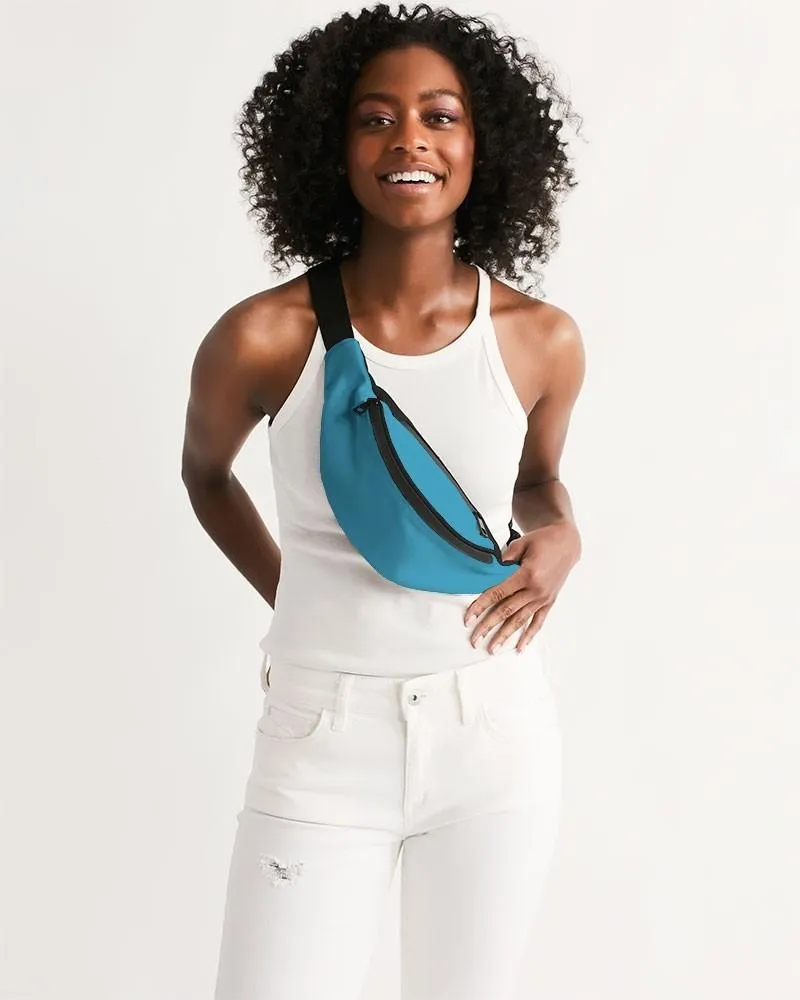 Shaded Pastel Cyan Belt Bag | C60M0Y0K30