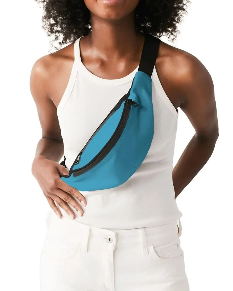 Shaded Pastel Cyan Belt Bag | C60M0Y0K30