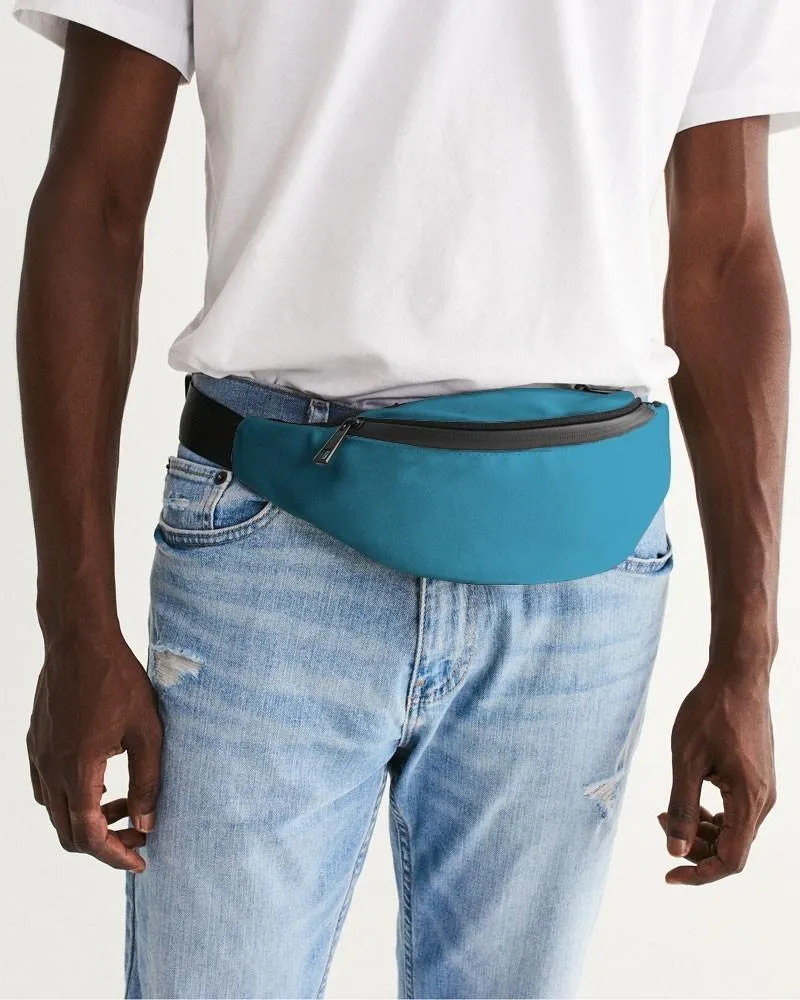 Shaded Pastel Cyan Belt Bag | C60M0Y0K30