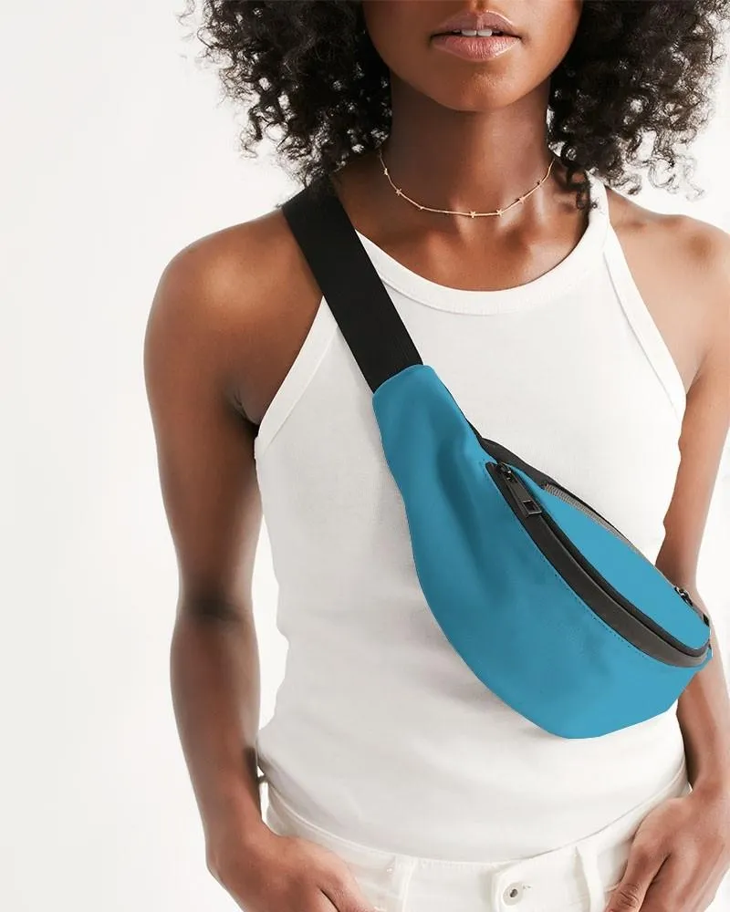 Shaded Pastel Cyan Belt Bag | C60M0Y0K30