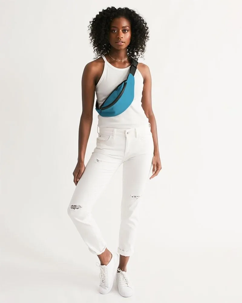 Shaded Pastel Cyan Belt Bag | C60M0Y0K30