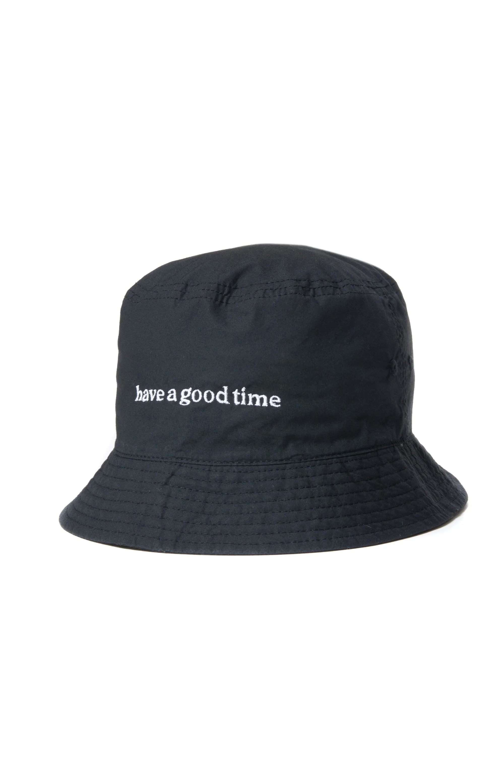 SIDE LOGO LIGHT BUCKET HAT BLACK