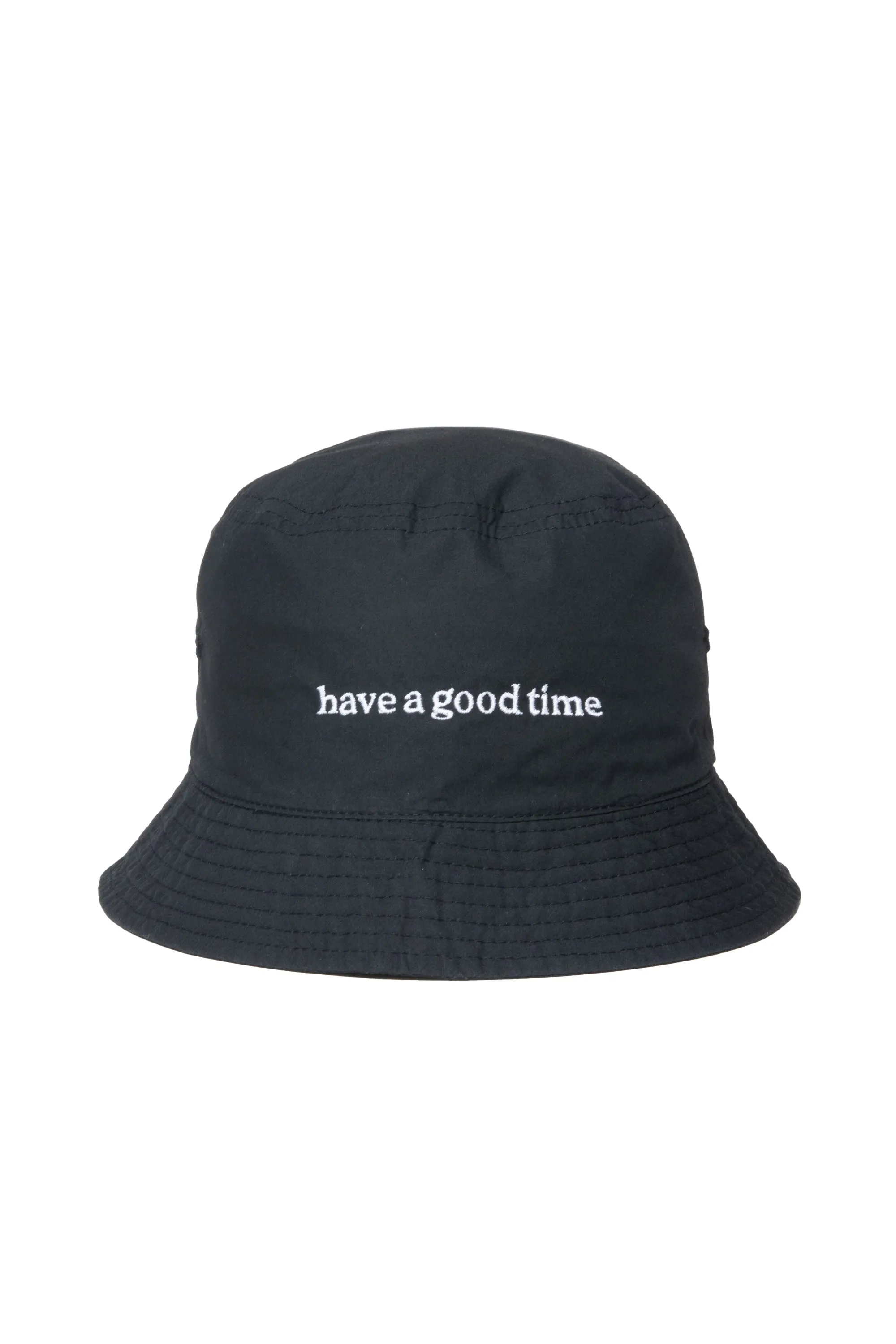 SIDE LOGO LIGHT BUCKET HAT BLACK