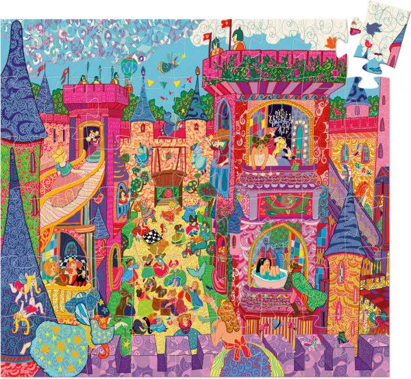 Silhouette Fairy Castle 54 Piece Puzzle